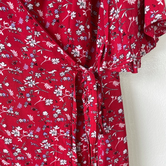 Sanctuary girl on fire floral wrap dress - Picture 4 of 6